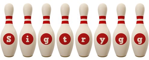 Sigtrygg bowling-pin logo