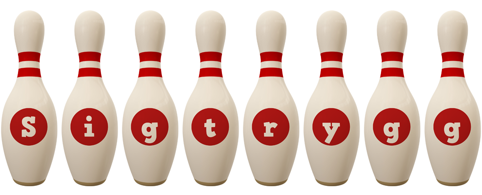 Sigtrygg bowling-pin logo