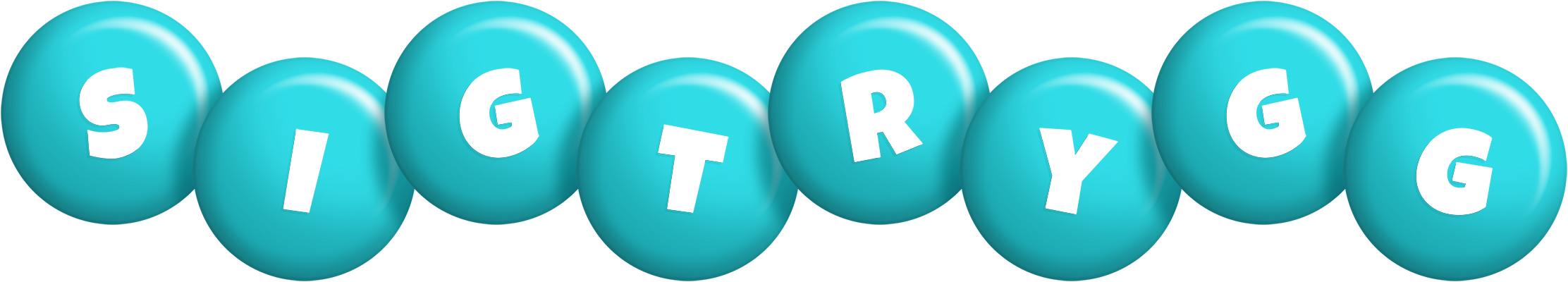 Sigtrygg candy-azur logo