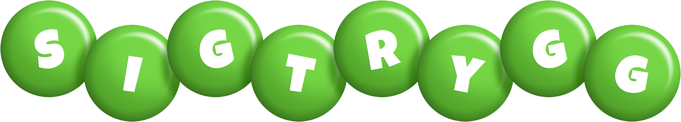 Sigtrygg candy-green logo