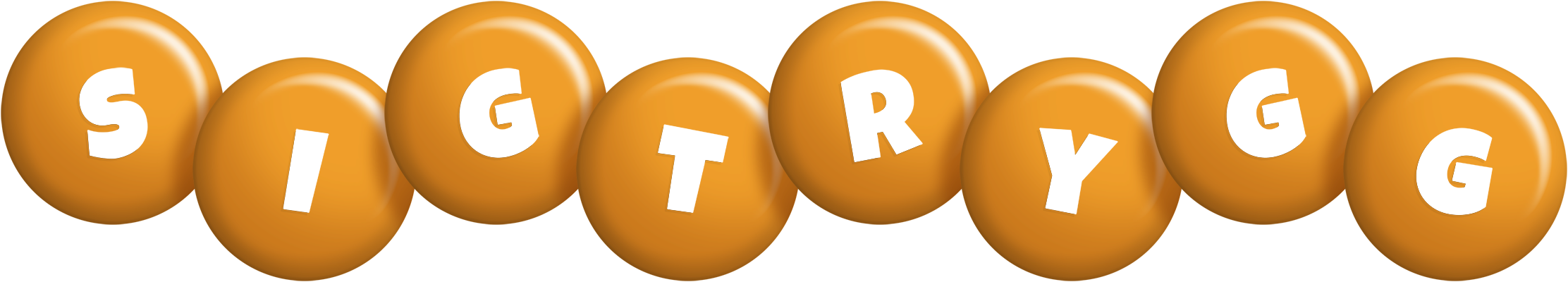 Sigtrygg candy-orange logo