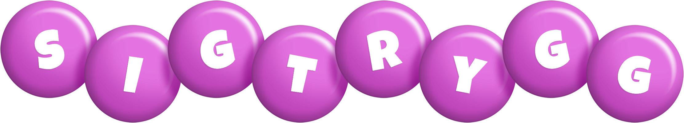 Sigtrygg candy-purple logo