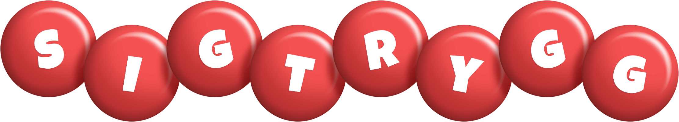 Sigtrygg candy-red logo