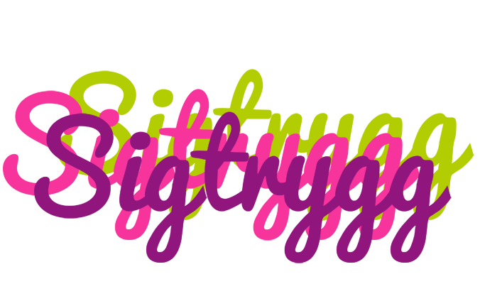 Sigtrygg flowers logo
