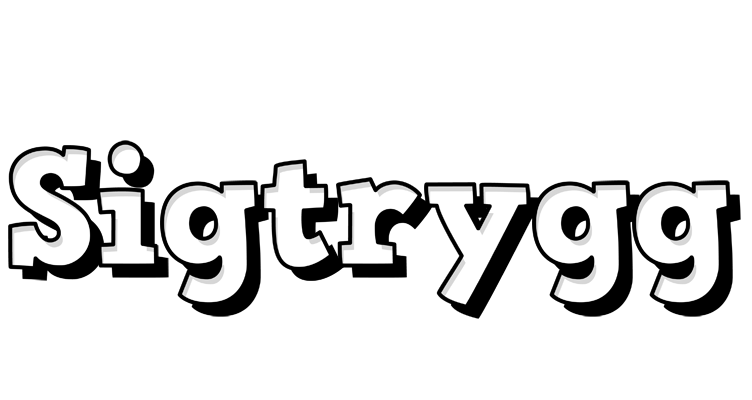 Sigtrygg snowing logo