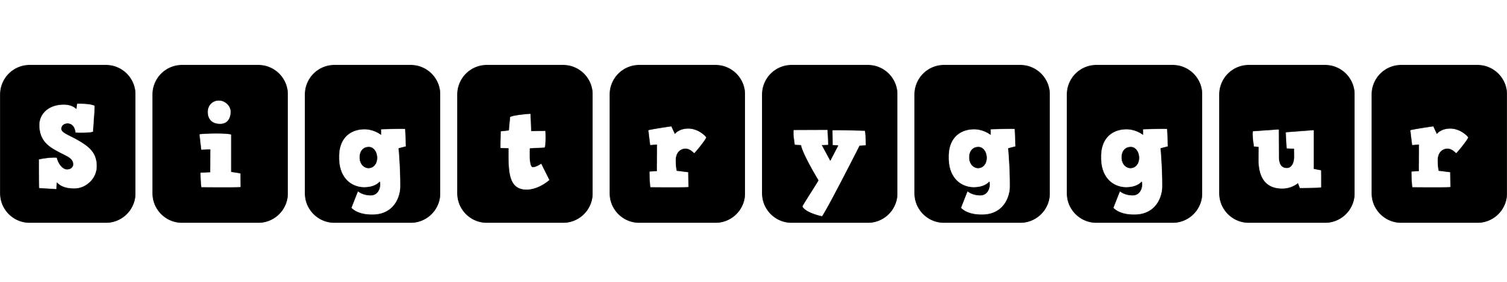 Sigtryggur box logo