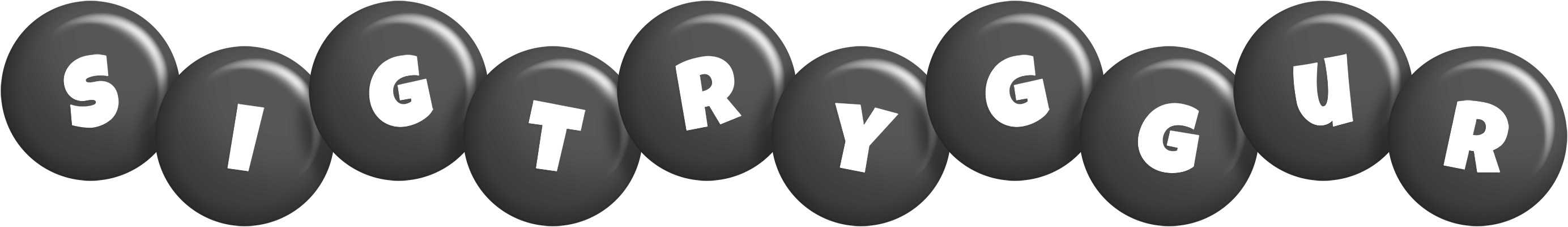 Sigtryggur candy-black logo