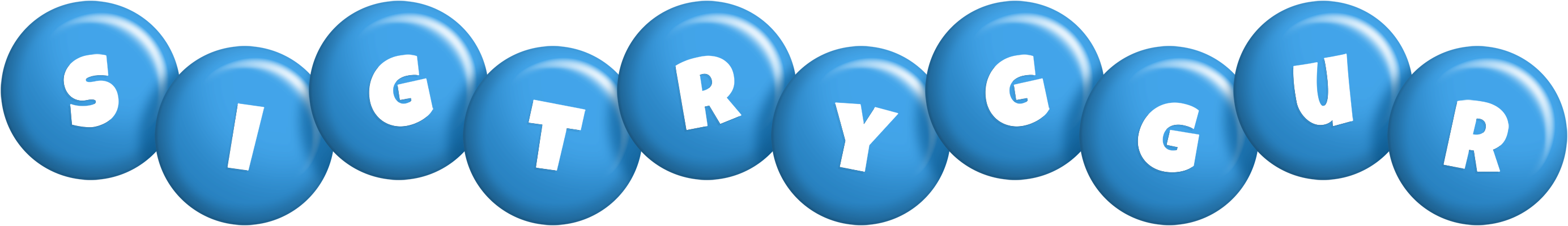 Sigtryggur candy-blue logo