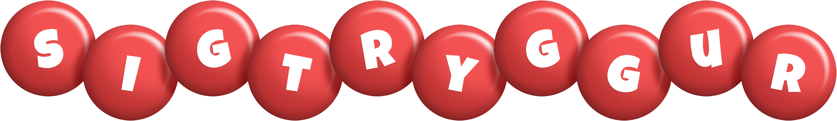 Sigtryggur candy-red logo