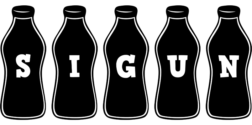 Sigun bottle logo