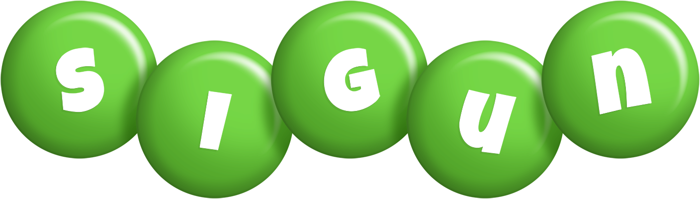 Sigun candy-green logo