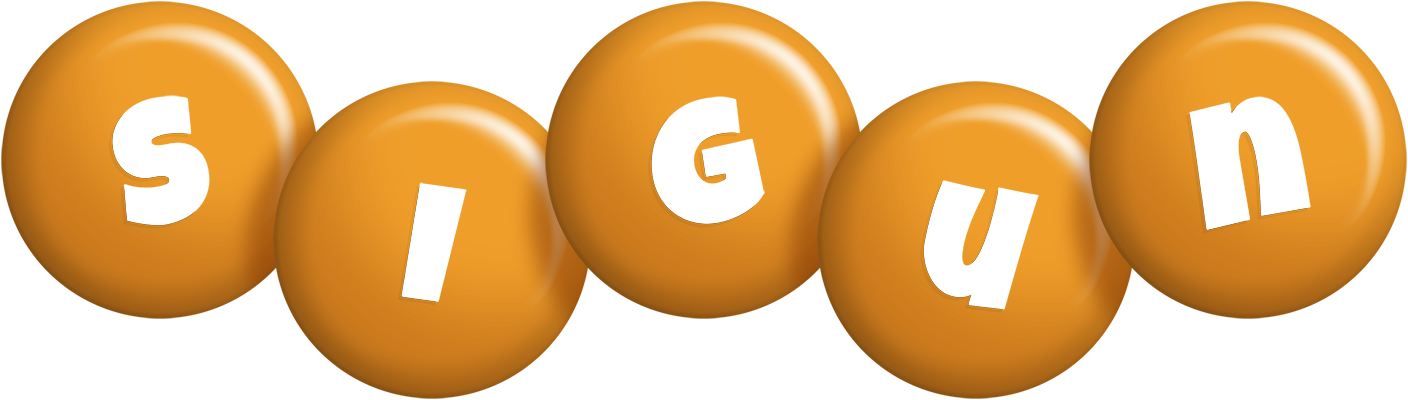 Sigun candy-orange logo