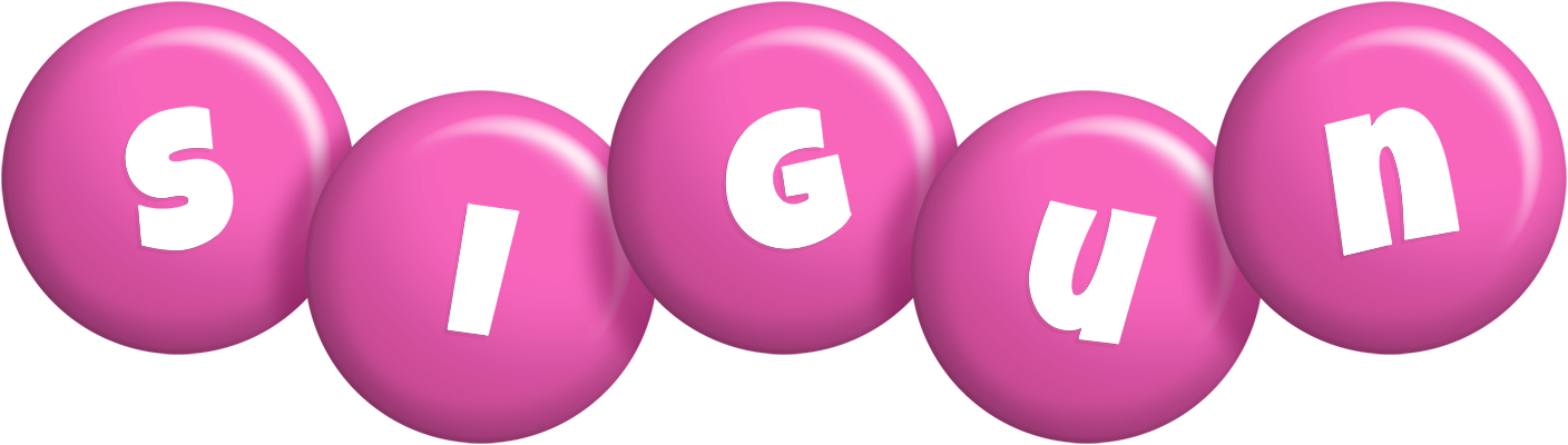 Sigun candy-pink logo