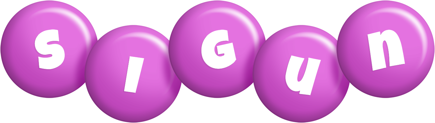 Sigun candy-purple logo