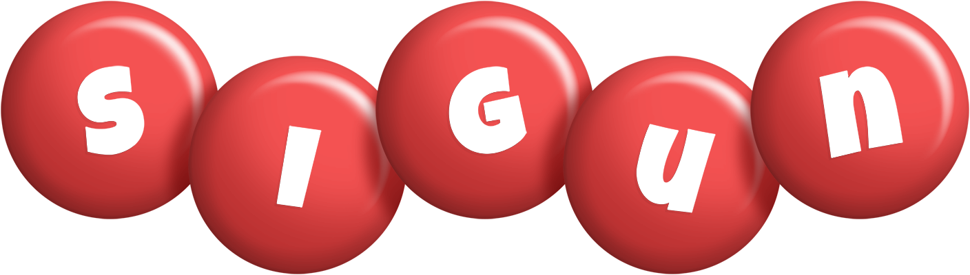 Sigun candy-red logo