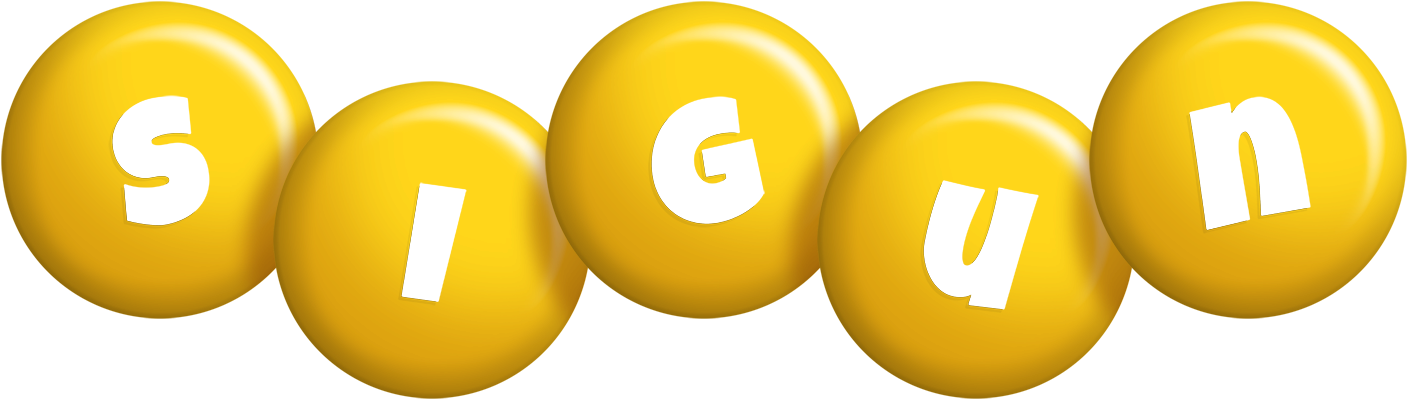 Sigun candy-yellow logo