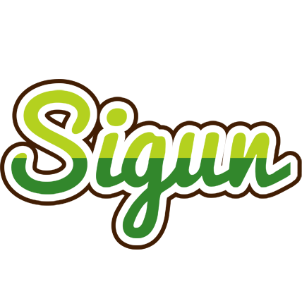 Sigun golfing logo