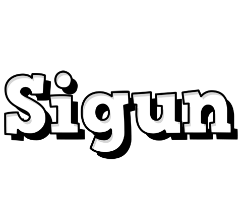 Sigun snowing logo