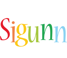 Sigunn birthday logo