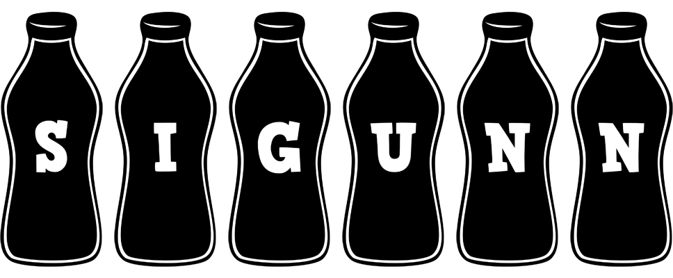 Sigunn bottle logo