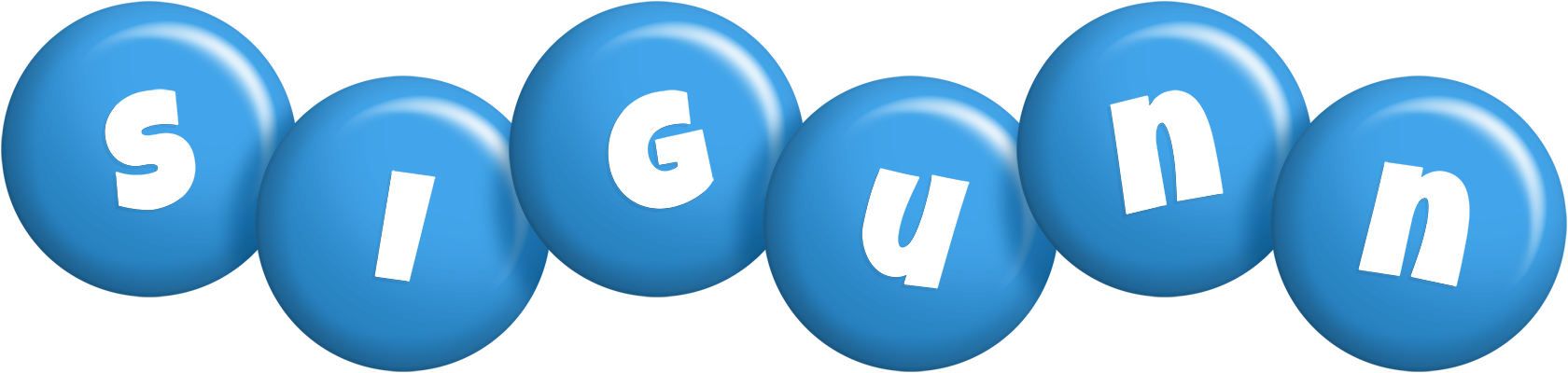 Sigunn candy-blue logo