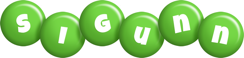 Sigunn candy-green logo