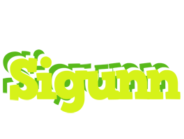 Sigunn citrus logo