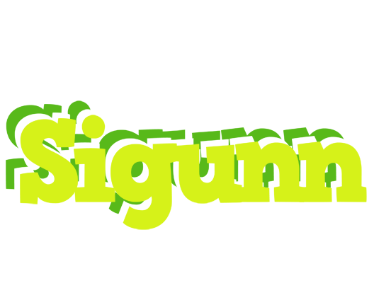 Sigunn citrus logo