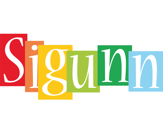 Sigunn colors logo