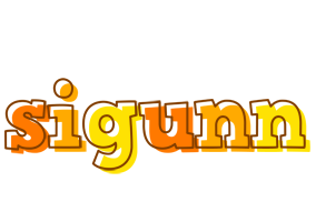 Sigunn desert logo