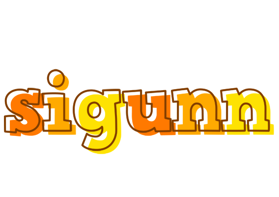 Sigunn desert logo