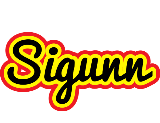 Sigunn flaming logo