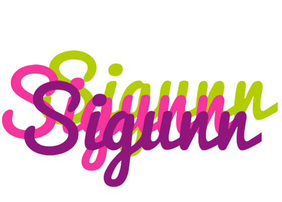 Sigunn flowers logo