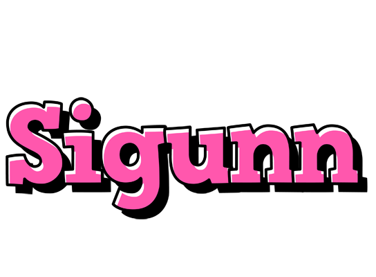 Sigunn girlish logo