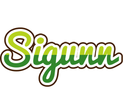 Sigunn golfing logo