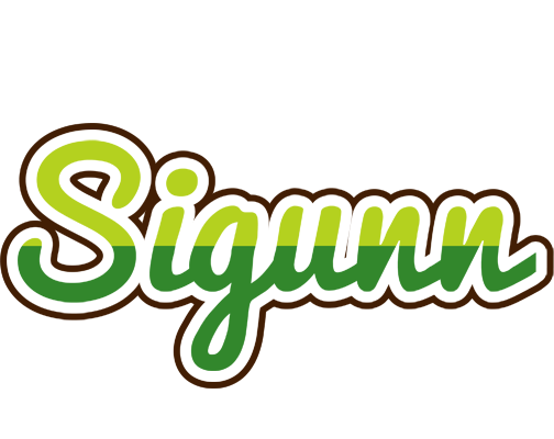 Sigunn golfing logo