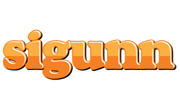 Sigunn orange logo