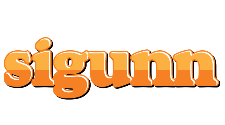 Sigunn orange logo