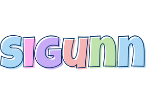 Sigunn pastel logo