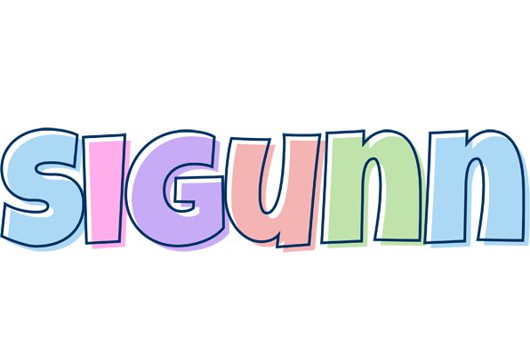 Sigunn pastel logo