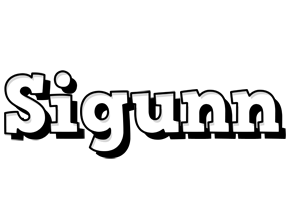 Sigunn snowing logo
