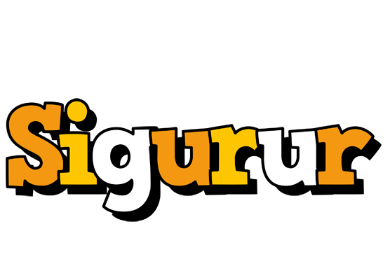 Sigurður cartoon logo