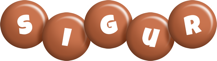 Sigur candy-brown logo