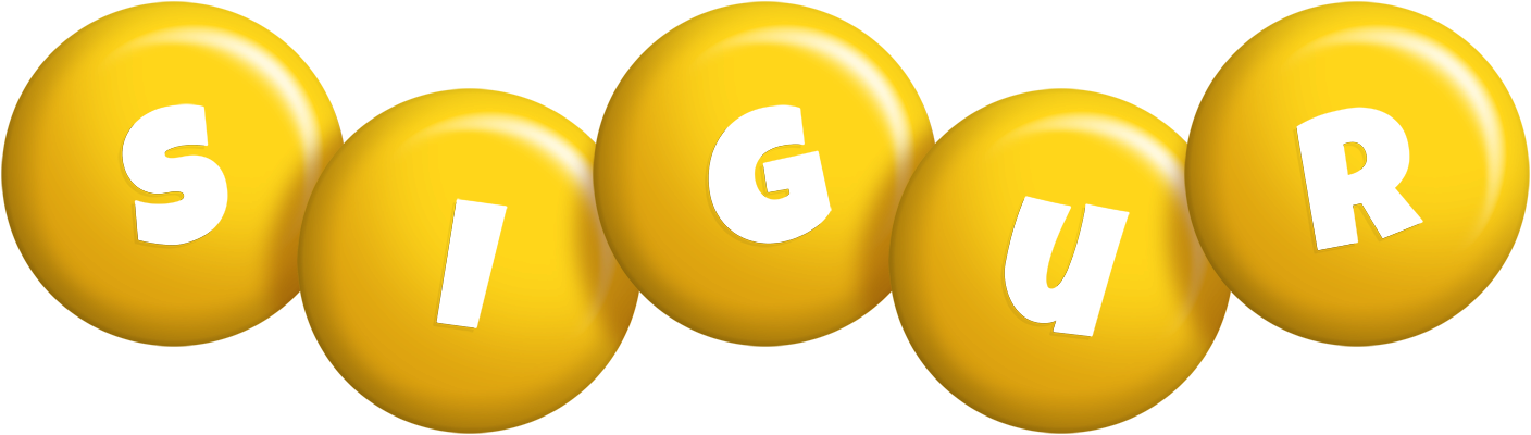 Sigur candy-yellow logo