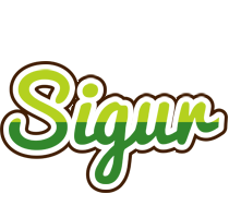 Sigur golfing logo