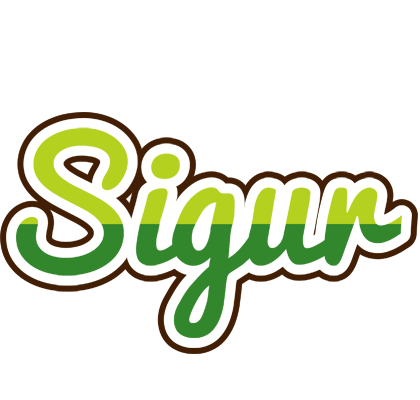 Sigur golfing logo