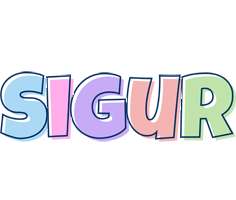 Sigur pastel logo