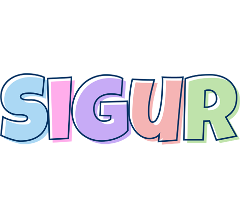 Sigur pastel logo