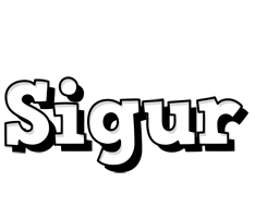 Sigur snowing logo