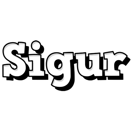 Sigur snowing logo